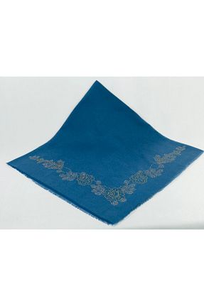 روسری سرمه ای 100 x 100 AYSİM COLLECTİON - کد 70081028