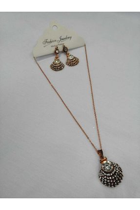 گردنبند جواهر متالیک زنانه آهن takıdükkanım - کد 70295892