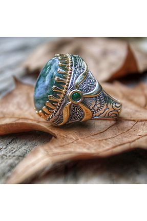 انگشتر نقره مردانه عقیق Senin Silver - کد 70353997