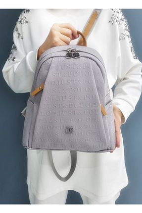 کوله پشتی طوسی زنانه سایز متوسط Just Polo - کد 126153937