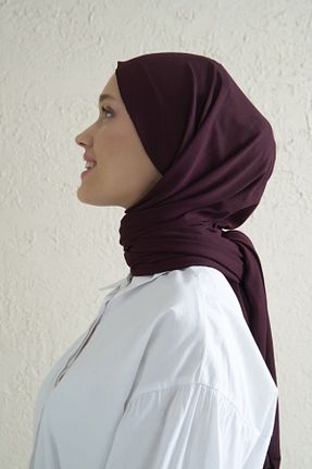 شال بنفش زنانه ویسکون Gülsoy Eşarp - کد 261267587