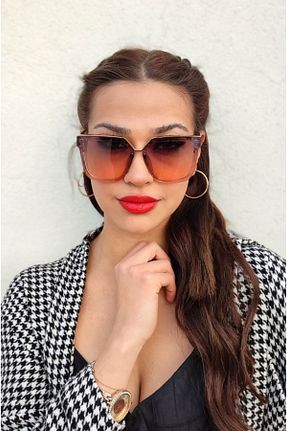 عینک آفتابی صورتی زنانه پلاریزه ONNObutik - کد 261303772