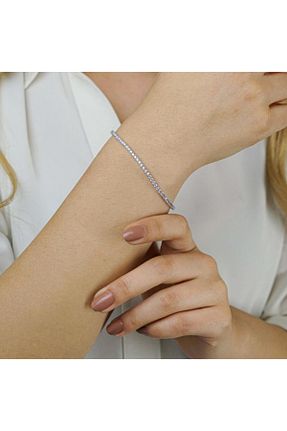 دستبند نقره زنانه 925 عیار Takıhan - کد 261560051