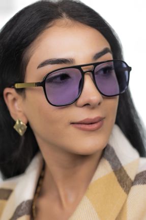 عینک آفتابی مشکی زنانه 54 UV400 کد 261727884