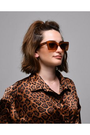 عینک آفتابی قهوه ای زنانه UV400 Jatelier - کد 225865258