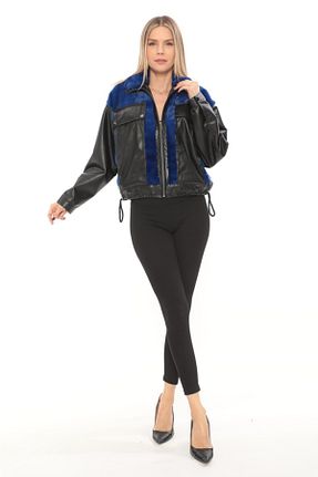 کاپشن آبی زنانه رگولار mybg - کد 262249787