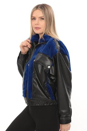 کاپشن آبی زنانه رگولار mybg - کد 262249787
