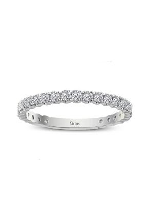 انگشتر برلیان سفید 14 عیار Sirius Pırlanta - کد 2954000