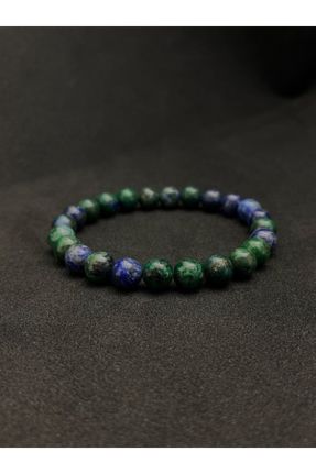 دستبند جواهر سبز زنانه سنگ طبیعی کد 262397987