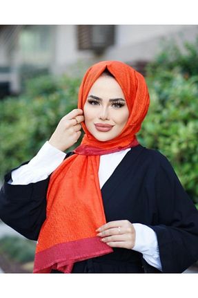 شال نارنجی زنانه پلی استر Genel Markalar - کد 262408739