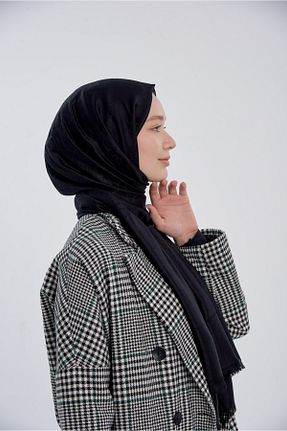 شال مشکی زنانه ابریشم ŞALCIEŞARP - کد 261077380