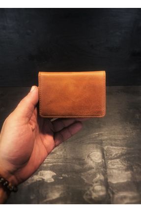 کیف پول قهوه ای مردانه ابعاد کوچک Niki Leather - کد 261114990