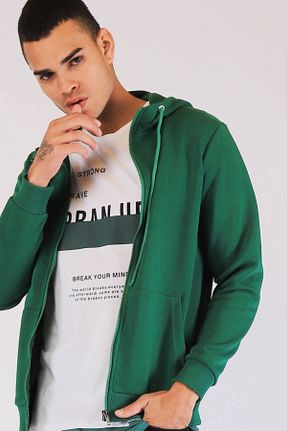 سوئیشرت اسپرت سبز مردانه رگولار Twister Jeans - کد 261073370