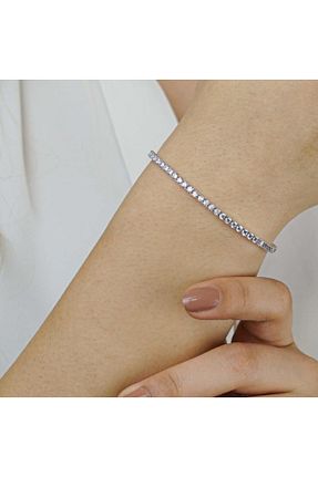 دستبند نقره زنانه 925 عیار Takıhan - کد 261545019