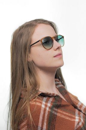 عینک آفتابی قهوه ای زنانه UV400 Eye Friend - کد 261730825