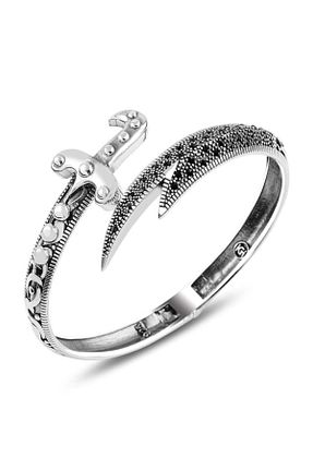 دستبند نقره طوسی زنانه 925 عیار TAKI925 - کد 262044932