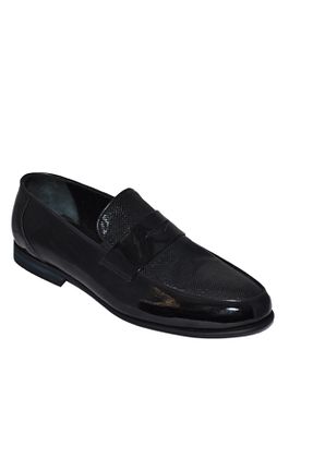 کفش کلاسیک مشکی مردانه چرم لاکی Aktürk - کد 262571465