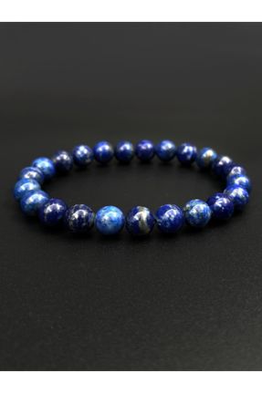 دستبند جواهر آبی زنانه سنگ طبیعی کد 262401097
