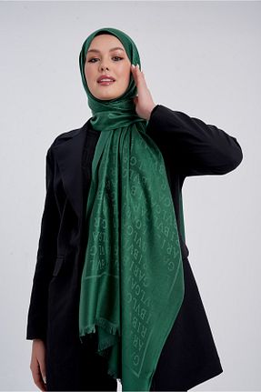 شال سبز زنانه ابریشم Genel Markalar - کد 261077945