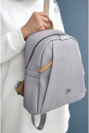 کوله پشتی طوسی زنانه سایز متوسط Just Polo - کد 126153937