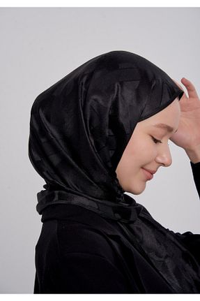 شال مشکی زنانه ابریشم ŞALCIEŞARP - کد 261112635