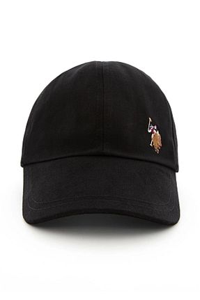 کلاه مشکی مردانه پنبه ای U.S. Polo Assn. - کد 242442328