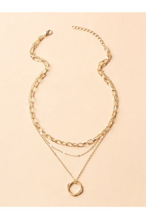 گردنبند جواهر طلائی زنانه کد 261682459