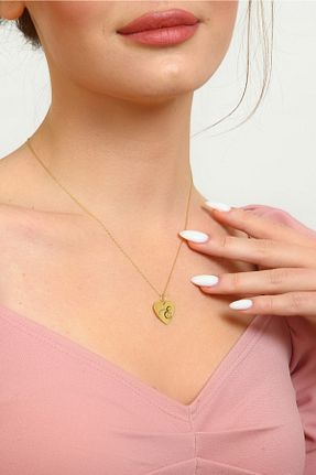 گردنبند نقره طلائی زنانه 925 عیار Tasarlatak - کد 99740251