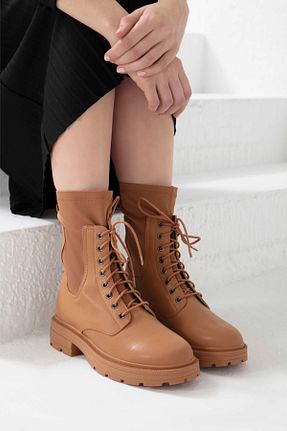 بوت / نیم بوت قهوه ای زنانه چرم مصنوعی Nine West - کد 183169891