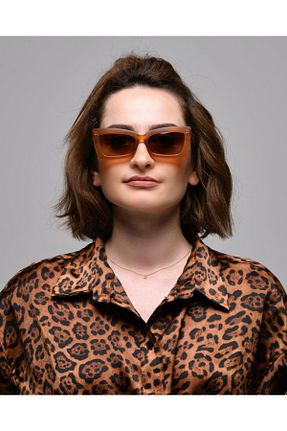 عینک آفتابی قهوه ای زنانه UV400 Jatelier - کد 225865258