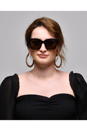 عینک آفتابی قهوه ای زنانه پلاریزه Jatelier - کد 218456592