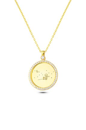 گردنبند نقره طلائی زنانه 925 عیار Azuris Silver - کد 262722701