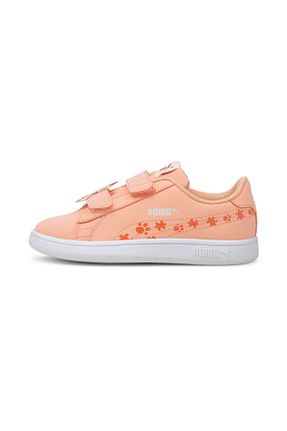 کفش اسنیکر نارنجی بچه گانه بند دار Puma - کد 84772564