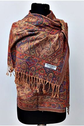 دستمال گردن نارنجی زنانه پنبه ای Kule Hediyelik - کد 263697526