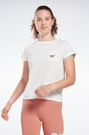 تیشرت سفید زنانه رگولار Reebok - کد 262983731