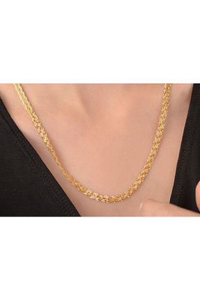 گردنبند طلا زرد زنانه 14 عیار Onseva Kuyumculuk - کد 193836010