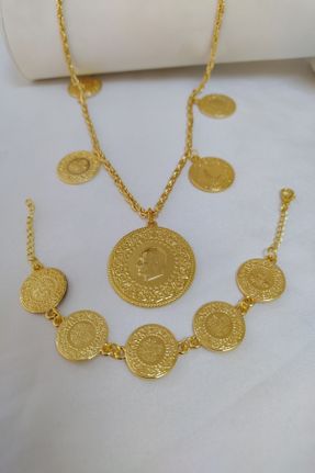 گردنبند جواهر طلائی زنانه کد 263348242