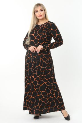 لباس مشکی زنانه ویسکون سایز بزرگ بافت کد 78834097