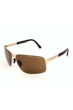 عینک آفتابی قهوه ای مردانه UV400 Porsche Design - کد 262692556