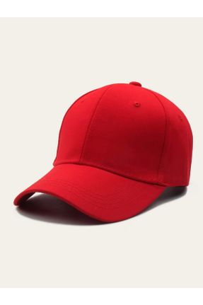 کلاه قرمز زنانه پنبه (نخی) کد 265660256