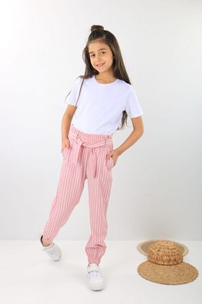 شلوار صورتی بچه گانه پنبه پلی استر shopshop - کد 265370792