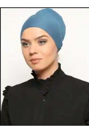 کلاه شنای حجاب آبی زنانه İklilEşarp - کد 266126968