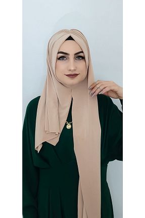 شال بژ زنانه پنبه ای R&S modibone - کد 266800077
