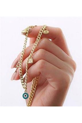 گردنبند نقره زرد زنانه 925 عیار SETMİLA - کد 69393366