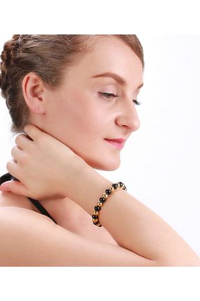 دستبند جواهر نارنجی زنانه Market66 - کد 69509979
