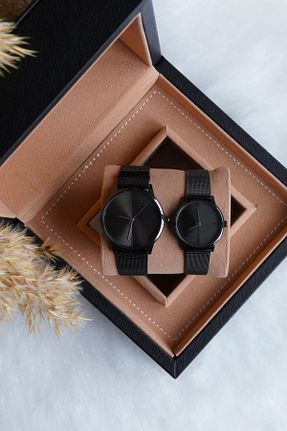 ساعت مچی مشکی زنانه 36-40 میلی متر QUARTZ - کد 69577069