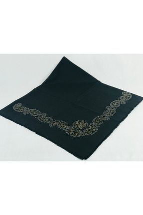 روسری مشکی 100 x 100 AYSİM COLLECTİON - کد 70079489