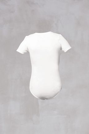 بادی سفید بچه گانه یقه دوچرخه Doreanse - کد 1056976
