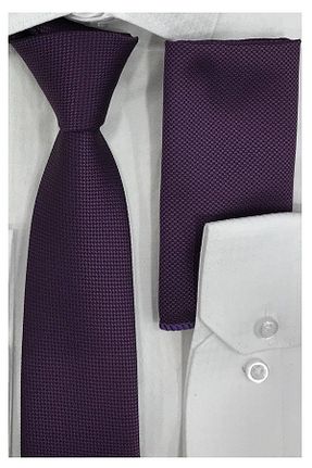 کراوات بنفش مردانه پارچه ای Biçeq Collection - کد 70131404