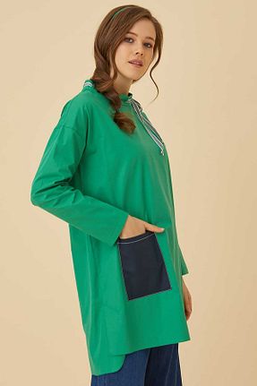 تونیک حجاب سبز زنانه Kayra - کد 6484924